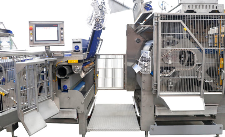 Industrie Rex V AW EC: Offene Bauweise - Durchgang durch die Maschine vollständig möglich